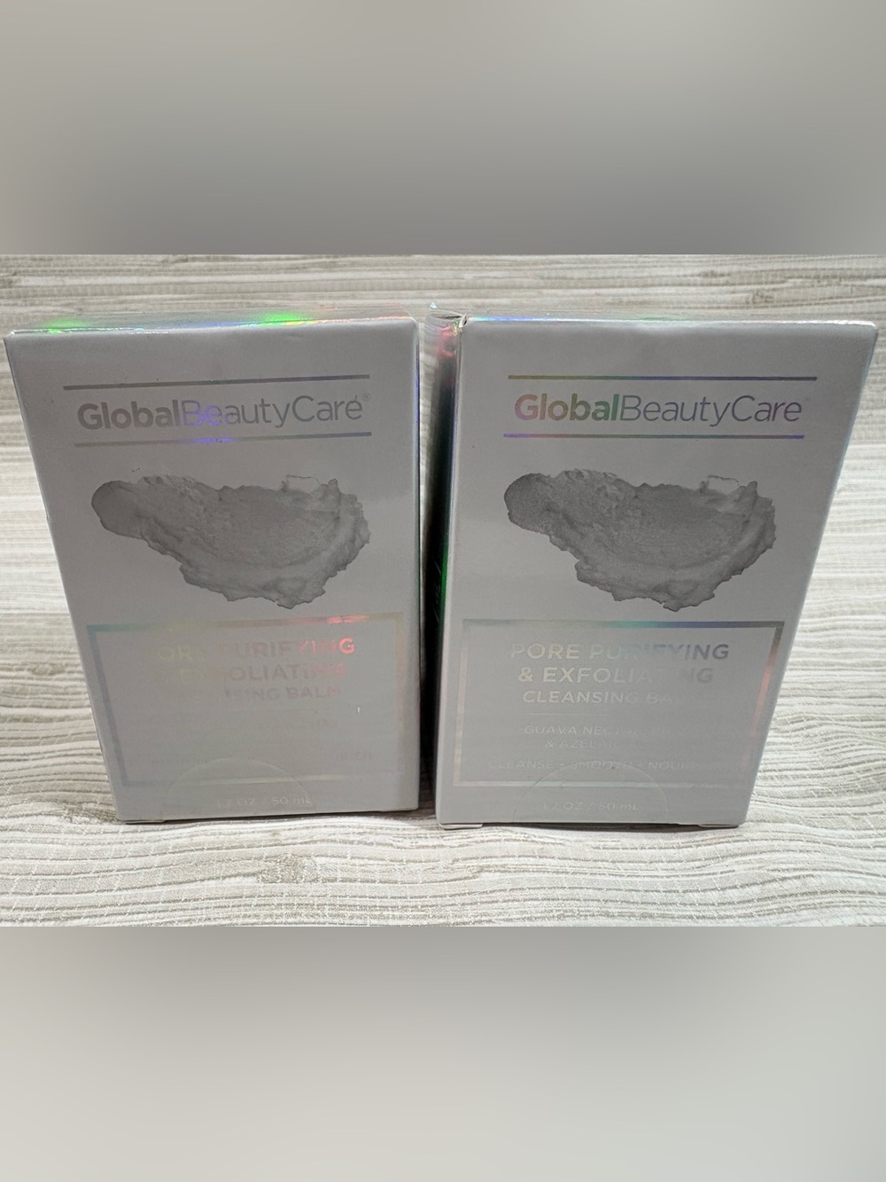 🆕 GLOBAL BEAUTY CARE ✨ pore purifying + exfoliating cleansing balm set of 2 NWT